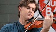 Gio loves his violin and Tracy loves him | Image: ABC
